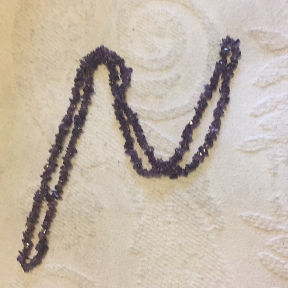 18” Genuine Amethyst Necklace